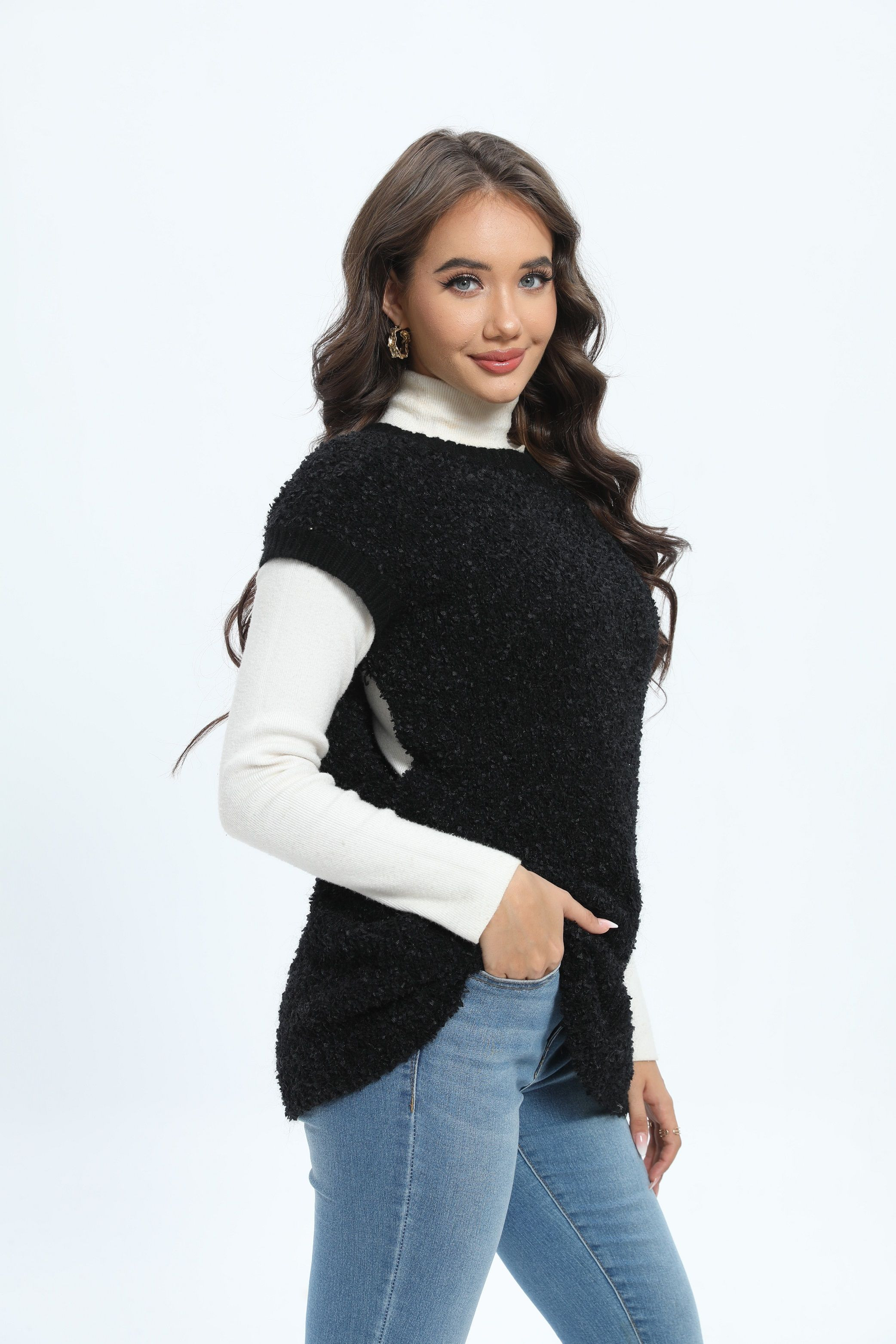 Wool blend Sweater BR-GS007